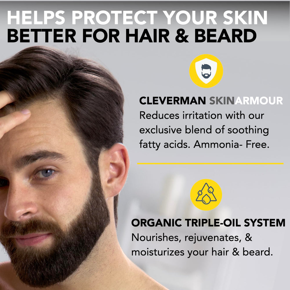 CLEVERMAN formule-vegan : couleur durable sans produits animaux.