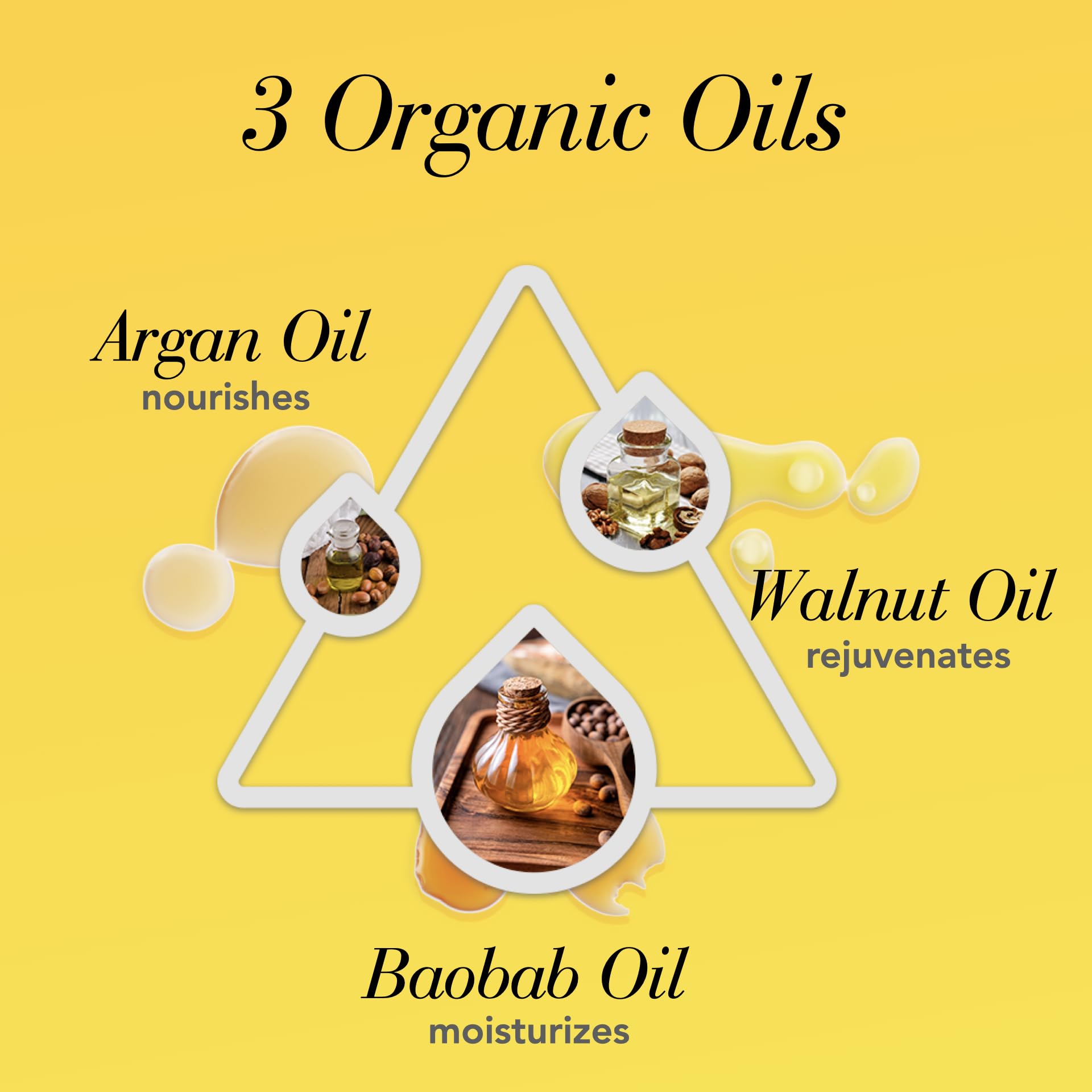 Cleverman triple-oil nourishment near bottle highlights hydration
