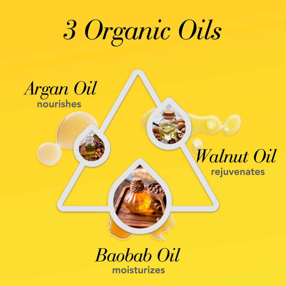 Cleverman triple-oil nourishment near bottle highlights hydration