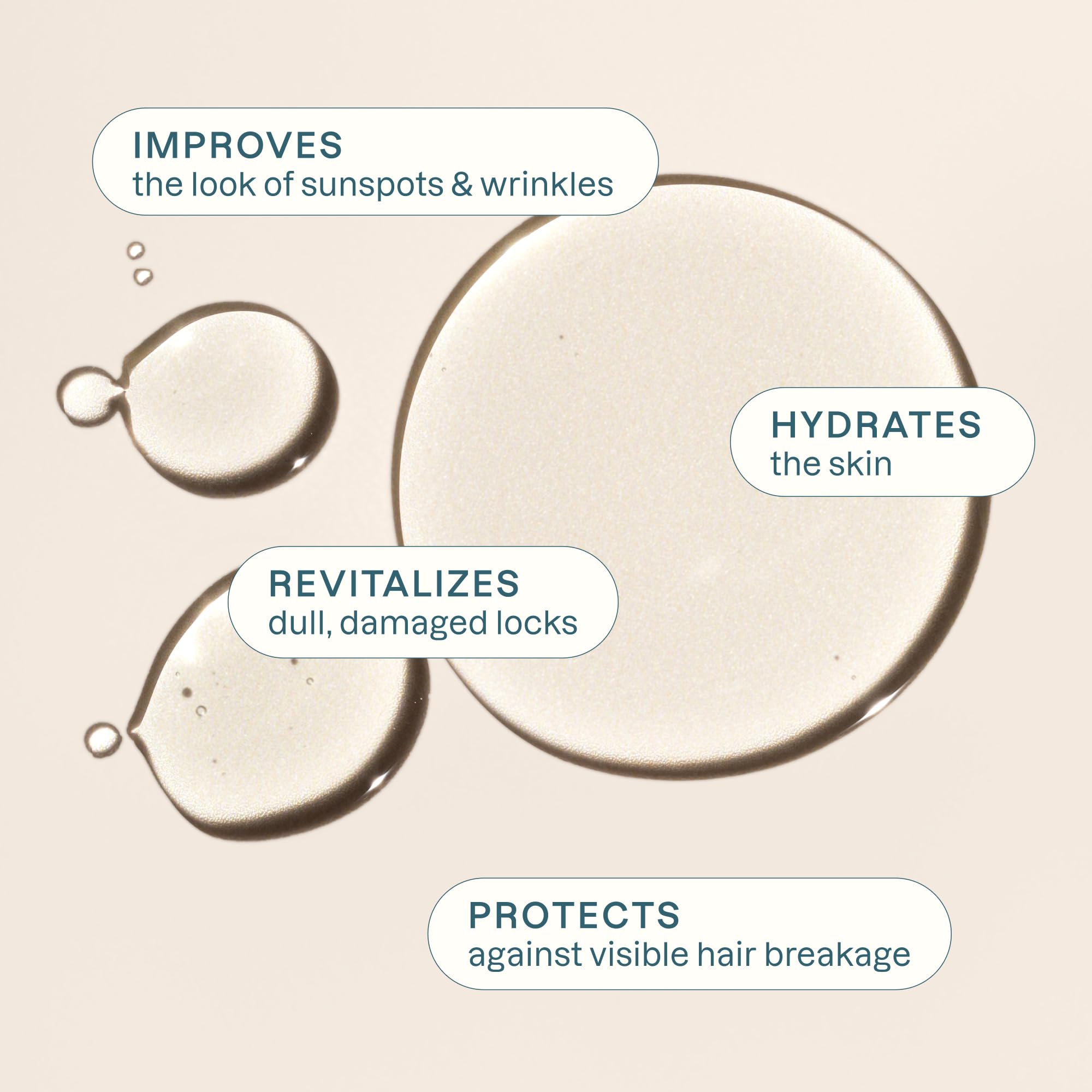 Cliganic bouteille huile d'argane en verre avec pompe, usage quotidien sur cheveux.