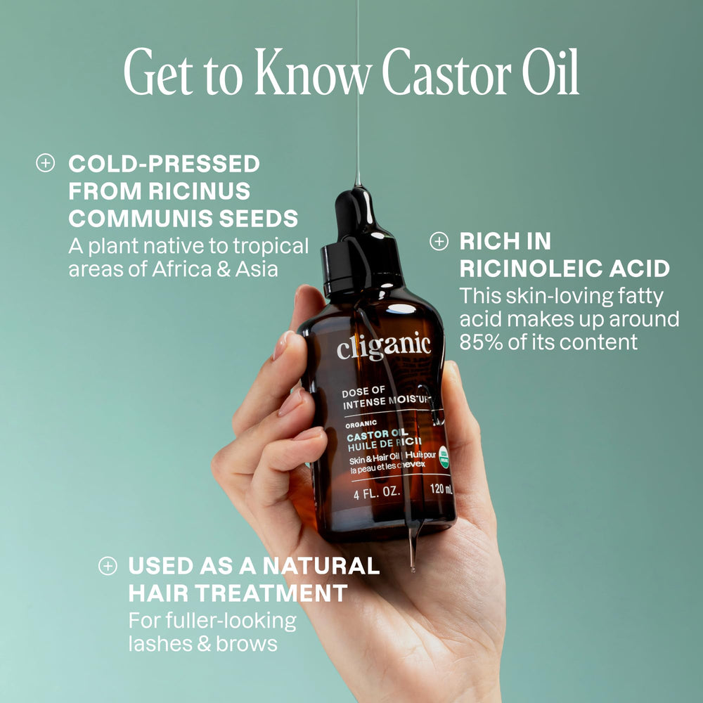Étiquette USDA bio certifiée Cliganic, garantie qualité et pureté.