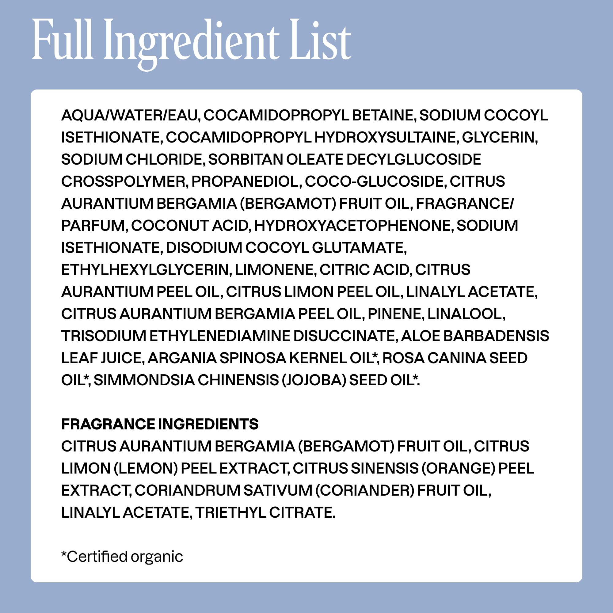 Cliganic Formule végétale et sans cruauté - visage pour un choix éthique.