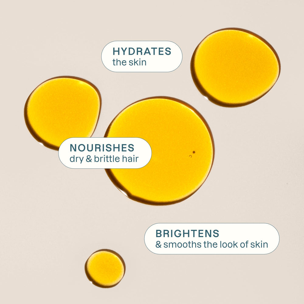 Cliganic huile rosehip application-visage, hydratation douce et éclat.
