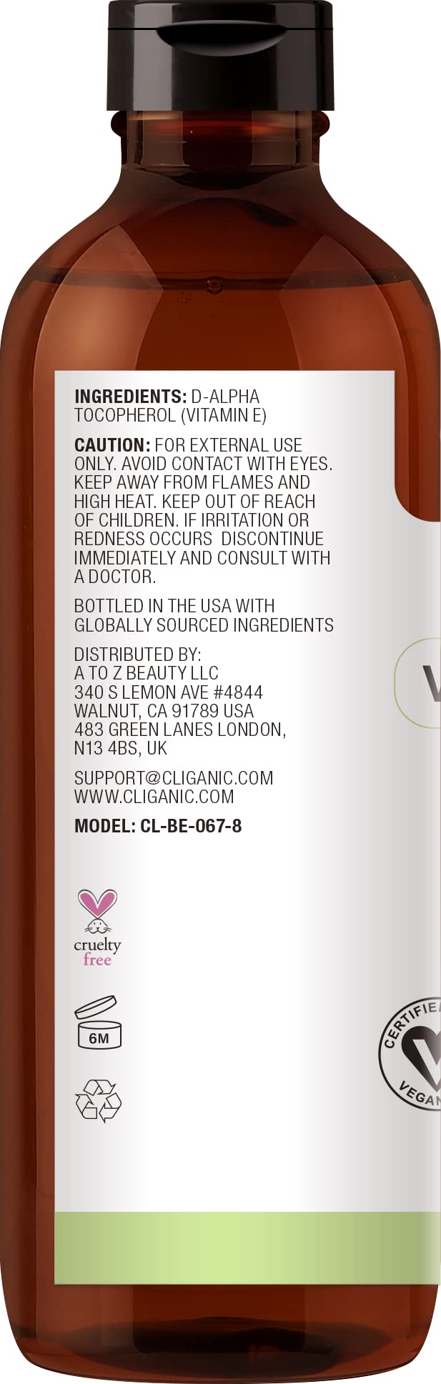 Cliganic Vitamine E cicatrices : atténuation des marques
