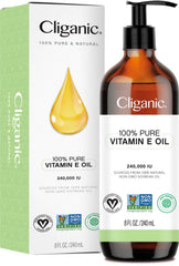 Cliganic Vitamine E visage : huile nourrissante et apaisante