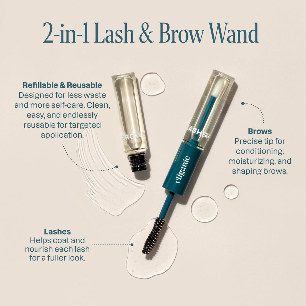 Kit applicateur cils et pinceau pour appliquer l huile facilement.