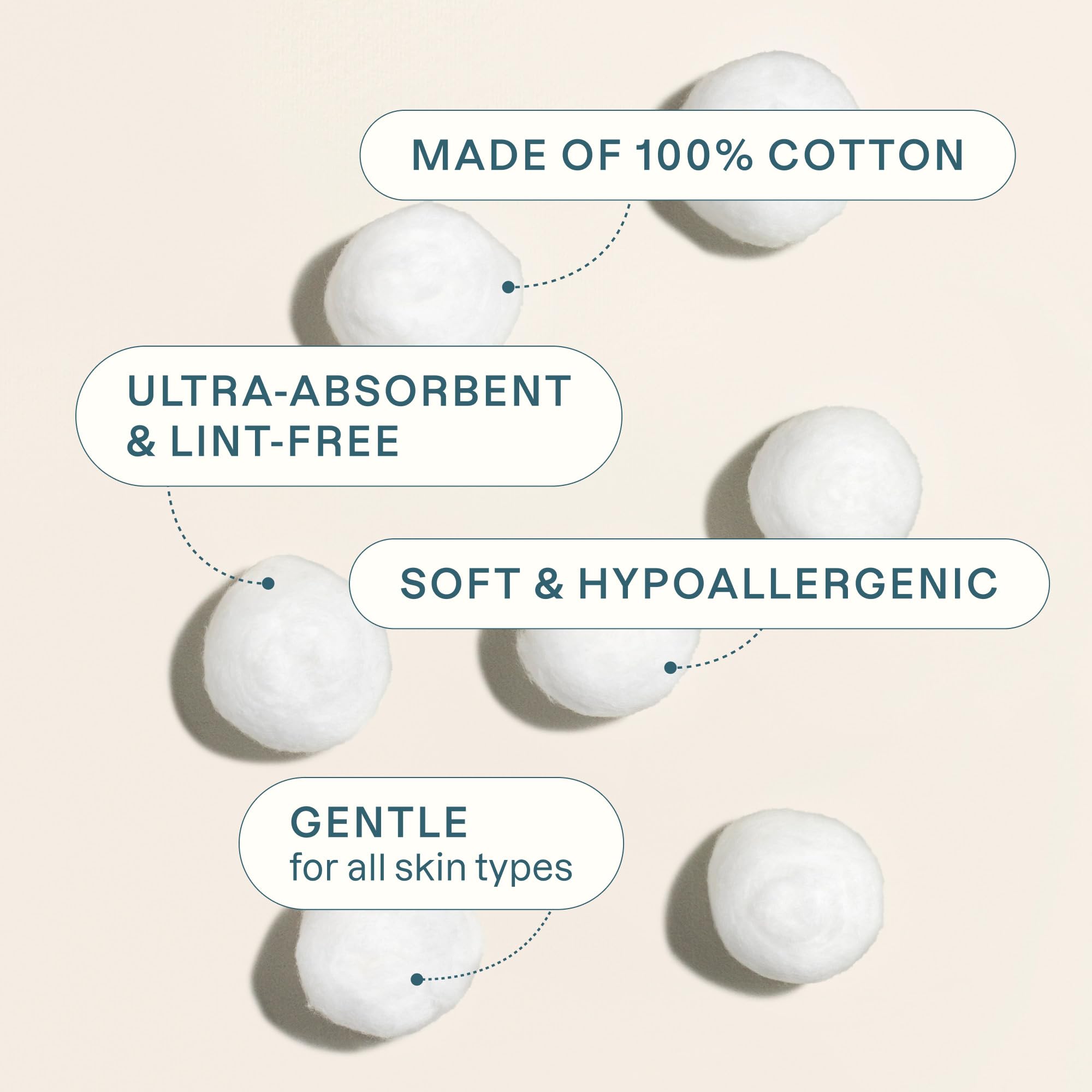 Texture douce du coton Cliganic, soin délicat sur la peau