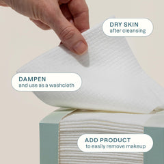 Lingettes Cliganic visage XL, hypoallergéniques et jetables pour une peau saine.