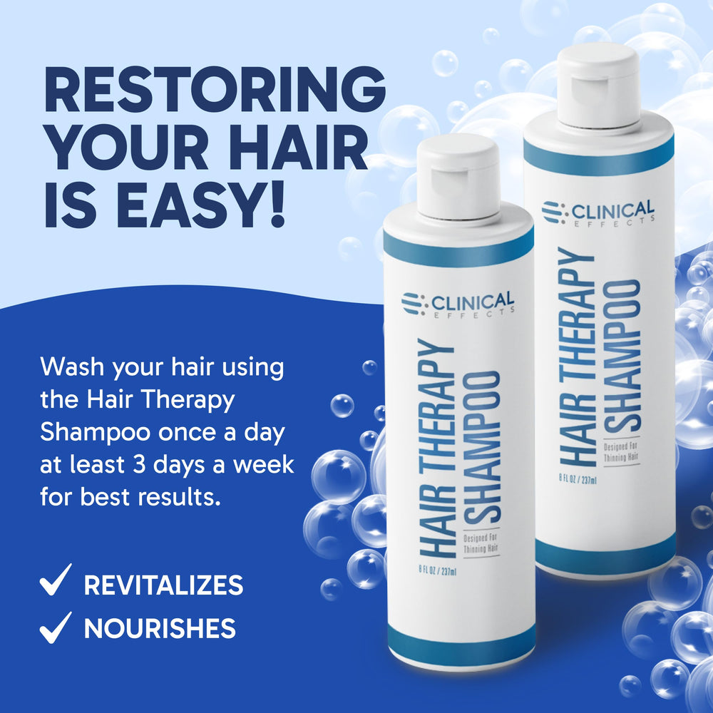 Cheveux nourris après lavage grâce au shampoing, aspect plus vivant et éclat.