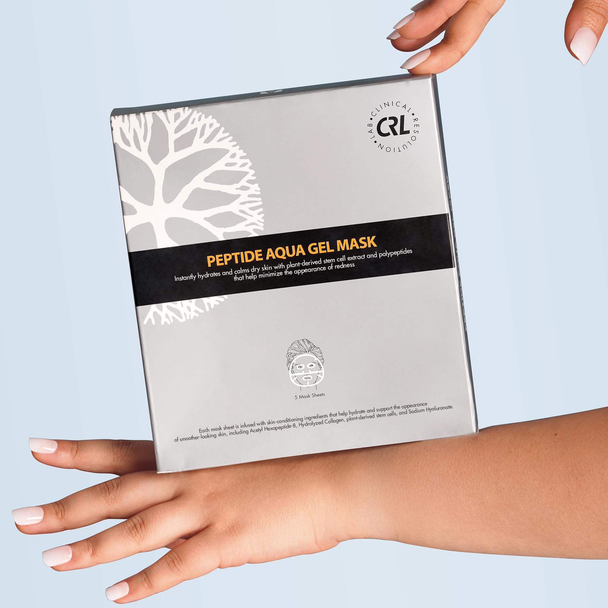 Clinical Resolution CRL masque aqua-gel apaisant et rafraîchissant après traitement.