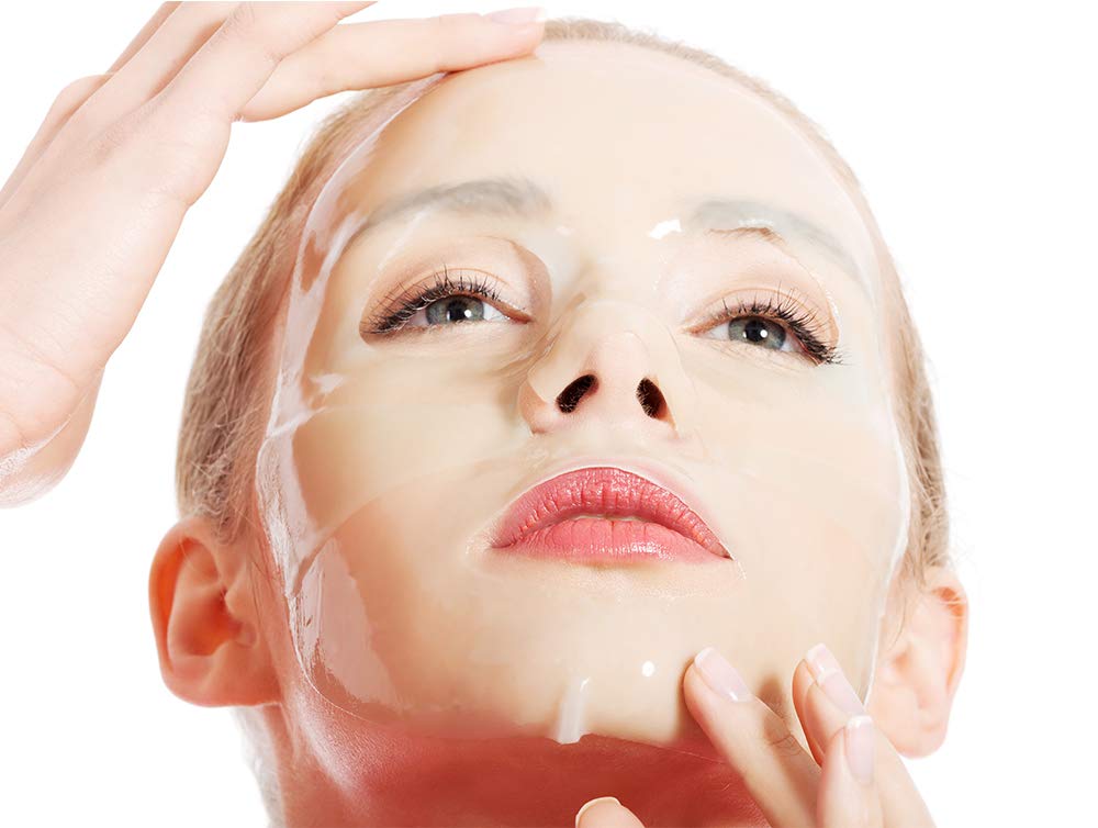Clinical Resolution CRL masque aqua-gel soin après traitement professionnel du visage.