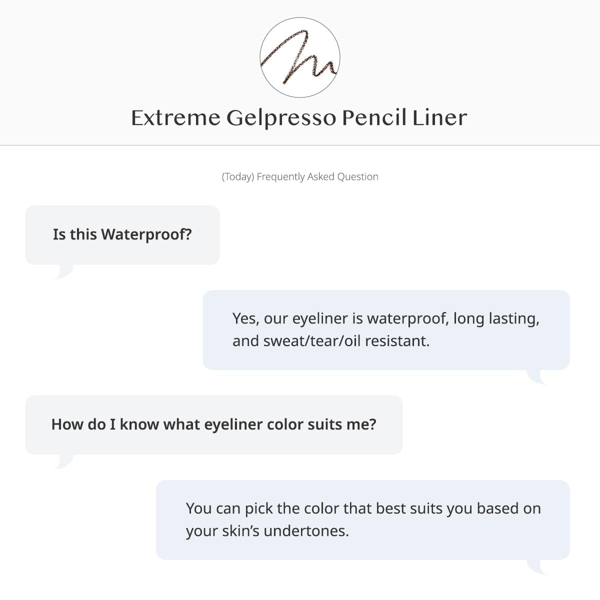CLIO Extreme Gelpresso Crayon Yeux – texture crème veloutée qui s'étale facilement.