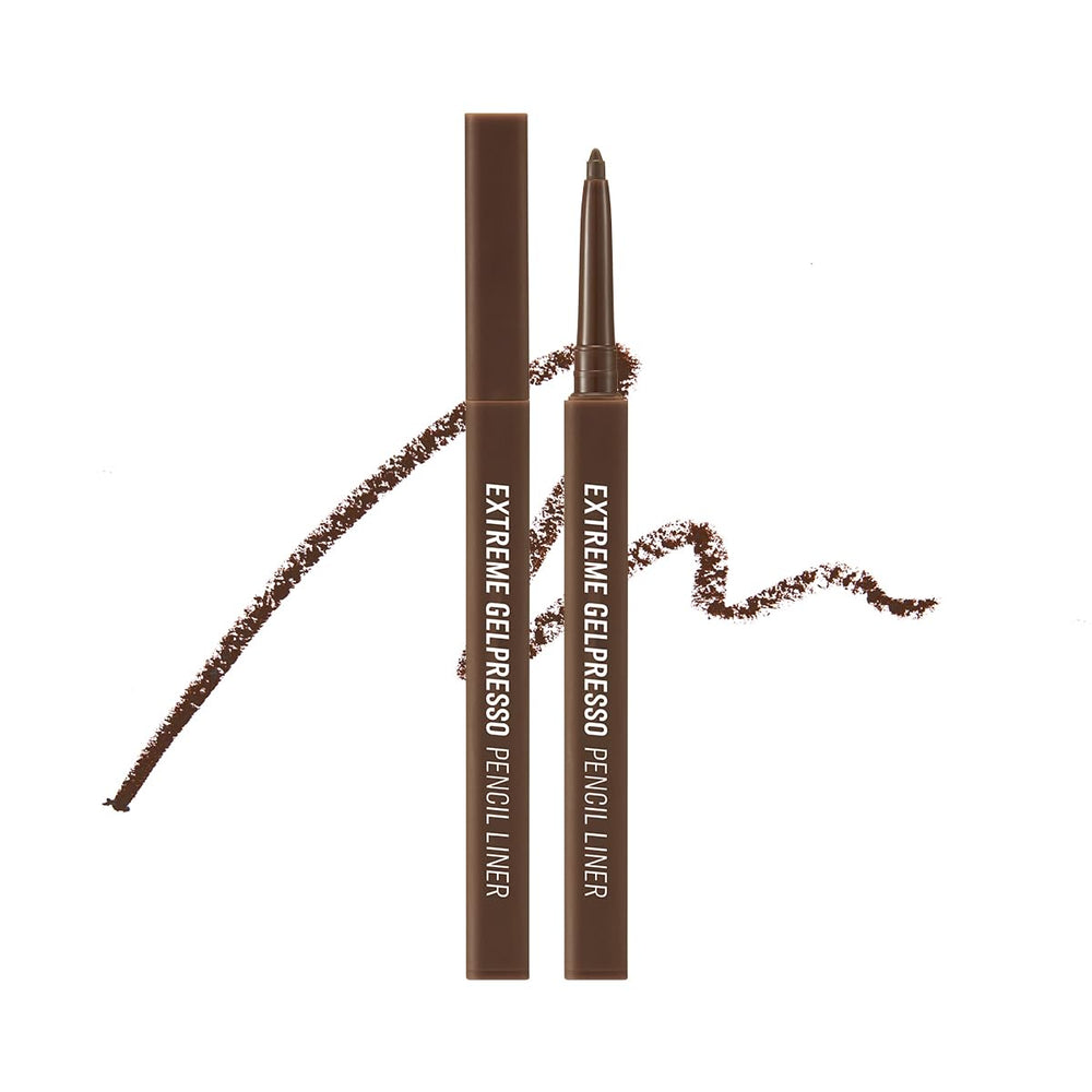 CLIO Extreme Gelpresso Crayon Yeux Marron Foncé 002: pigment intense et longue tenue.