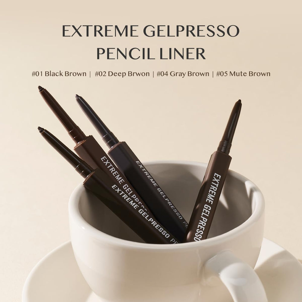 CLIO Extreme Gelpresso Crayon Yeux – pigmentation intense pour des couleurs marquées.
