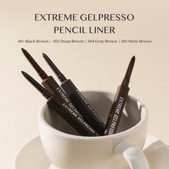 CLIO Extreme Gelpresso Crayon Yeux – pigmentation intense pour des couleurs marquées.