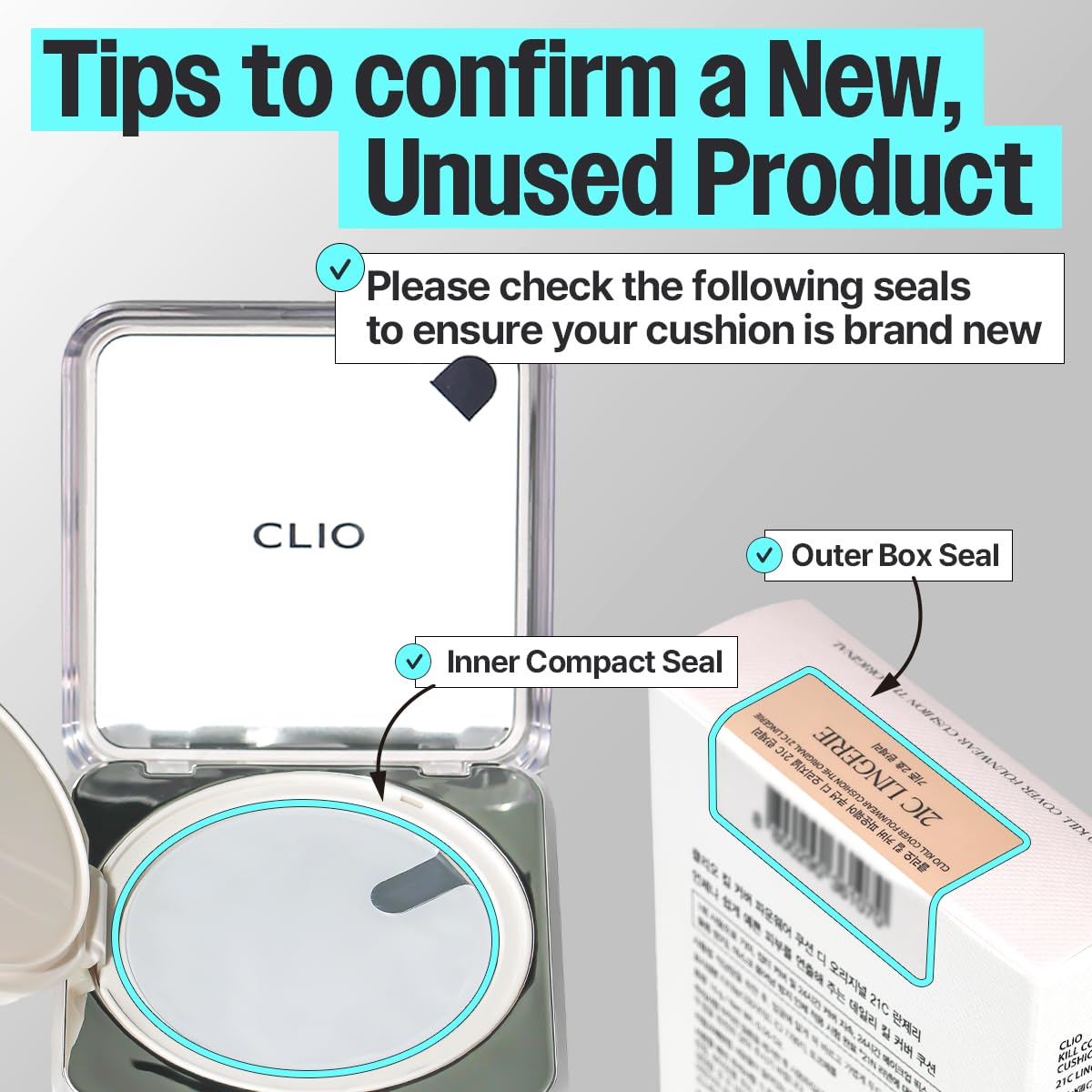 CLIO Kill Cover Founwear Cushion, effet-peau-adaptee qui s'ajuste a votre teint.