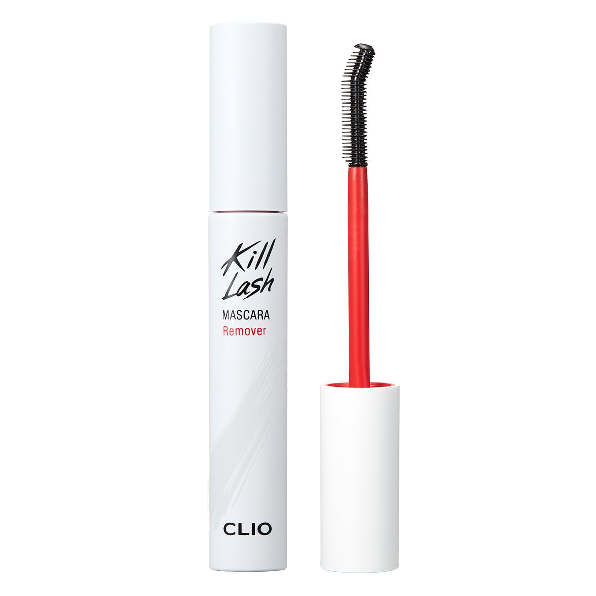 CLIO Kill Lash Demaquillant Yeux – brosse incline facilite l’accès et démaquillage précis.