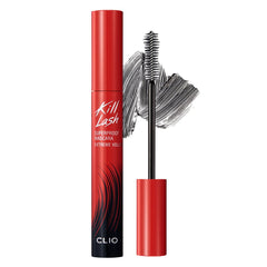 CLIO Kill Lash Superproof avec brosse forme cacahuete donnant volume soutenu