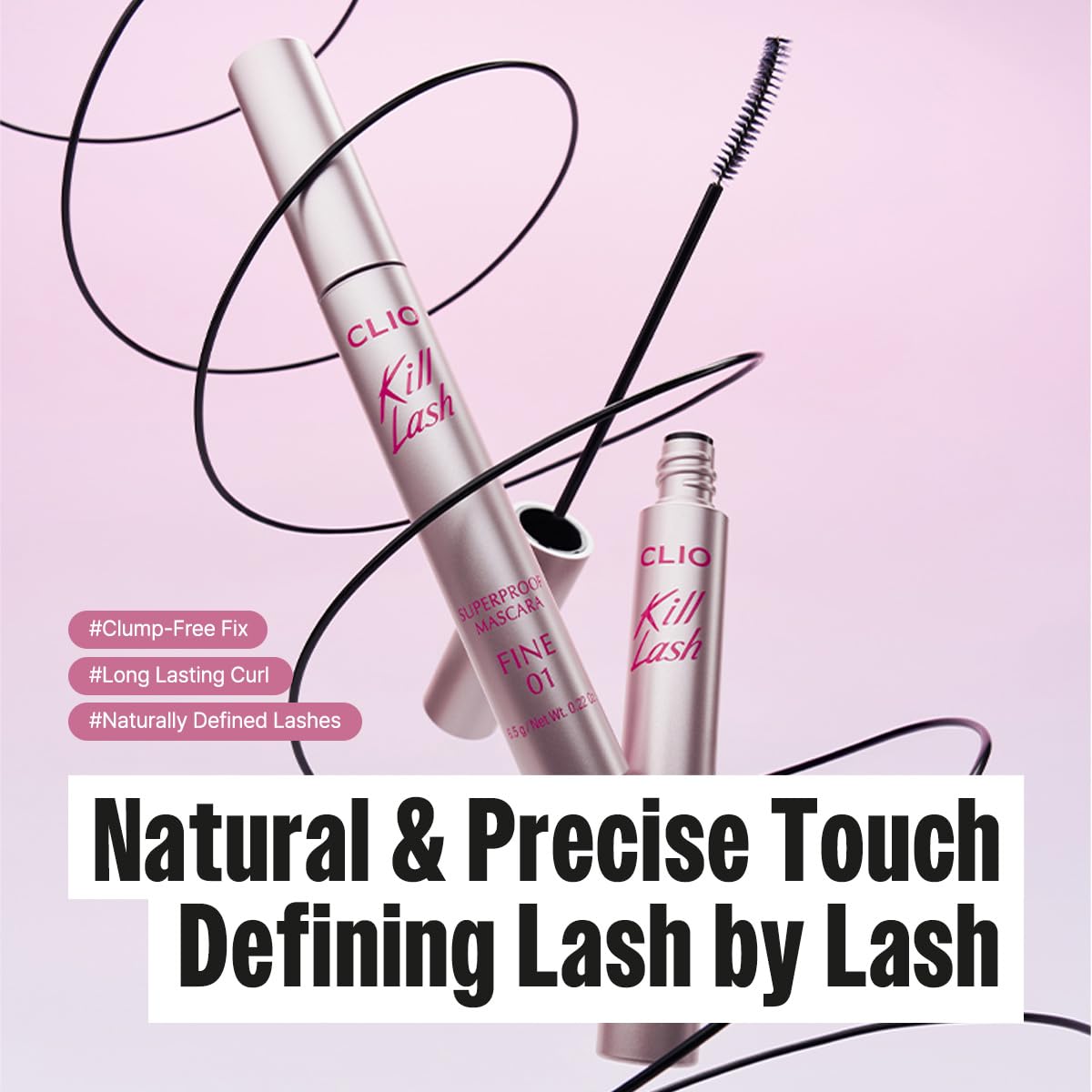 CLIO Kill Lash Superproof procure longueur et définition visibles sans surcharger les cils.
