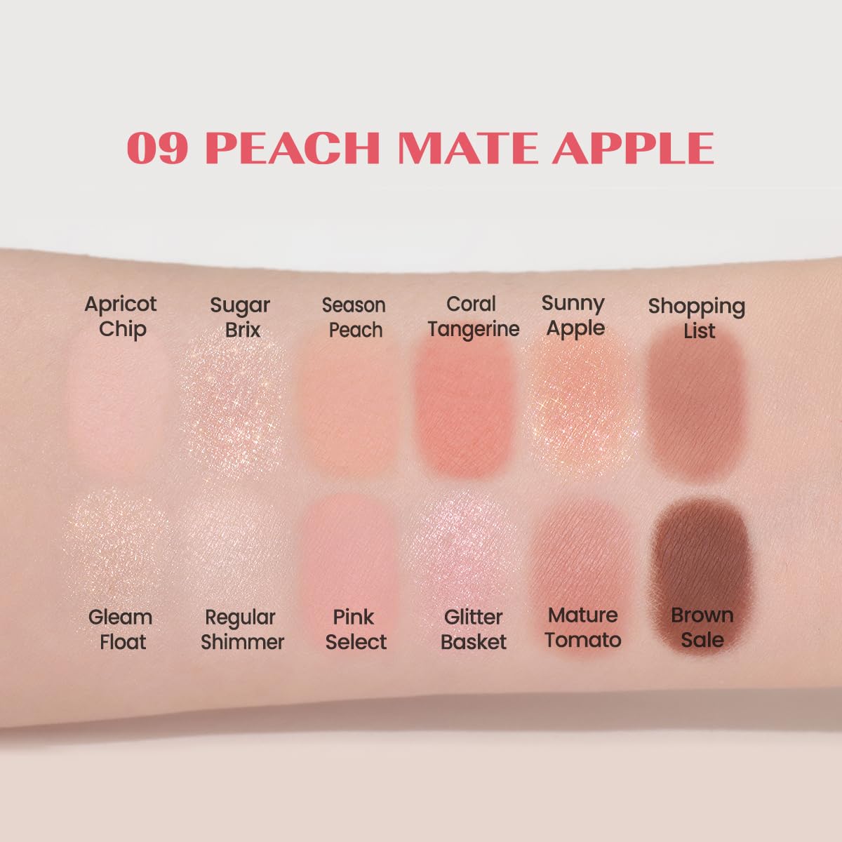 CLIO PRO EYE PALETTE AIR-teintes-lumineuses: nuances sèches et faciles à mélanger pour un regard naturel.