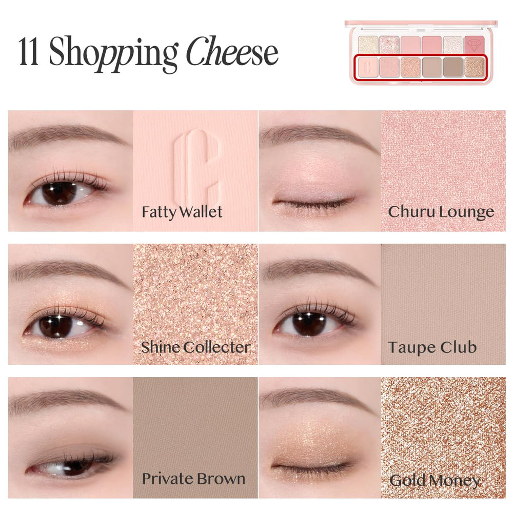 CLIO PRO PALETTE YEUX AIR – usage jour et nuit pour des maquillages polyvalents.