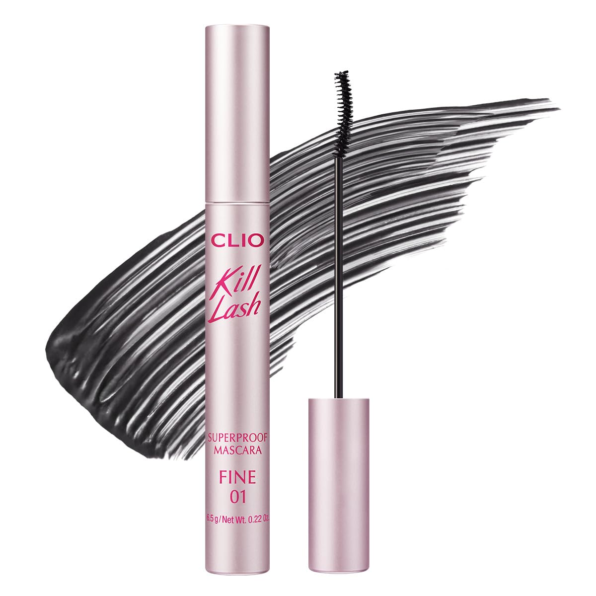 CLIO Kill Lash Superproof avec brosse triangle: définition nette sans paquets, regard plus élégant.
