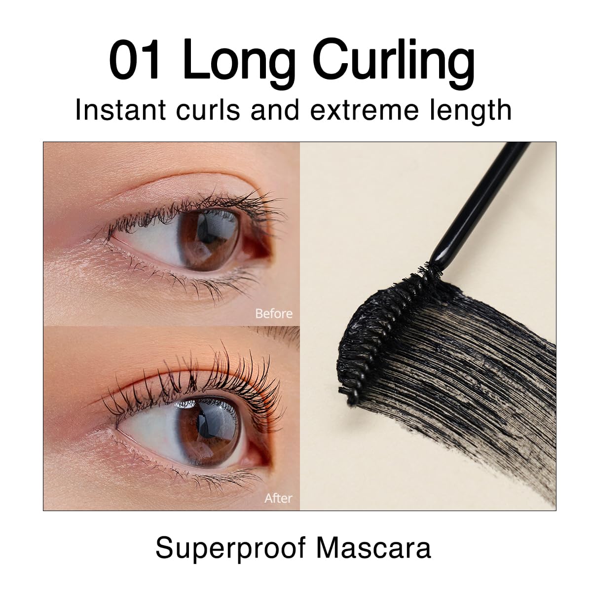 CLIO Kill Lash Superproof Mascara – tenue waterproof sans bavures toute la journée