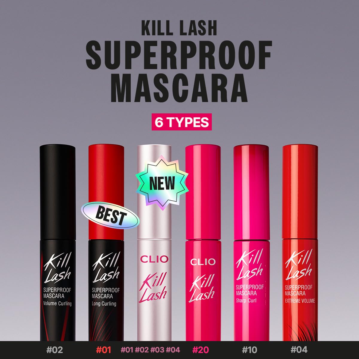 CLIO Kill Lash Superproof – look beauté coréenne discret et efficace