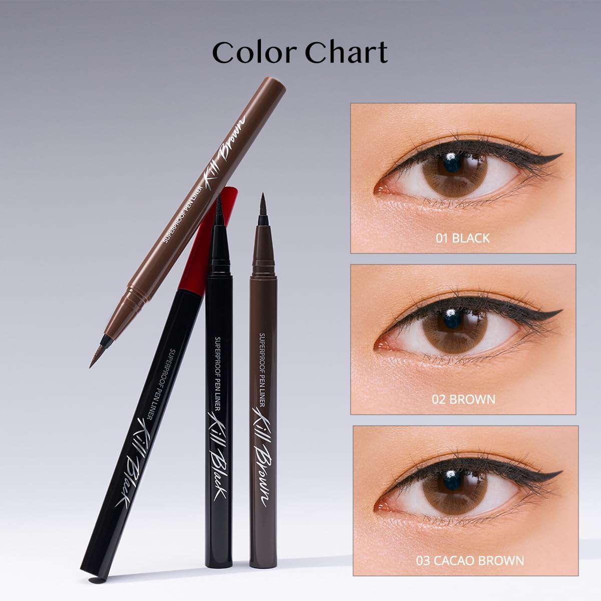 CLIO PROFESSIONAL Superproof Pen, retrait facile avec un nettoyant visage