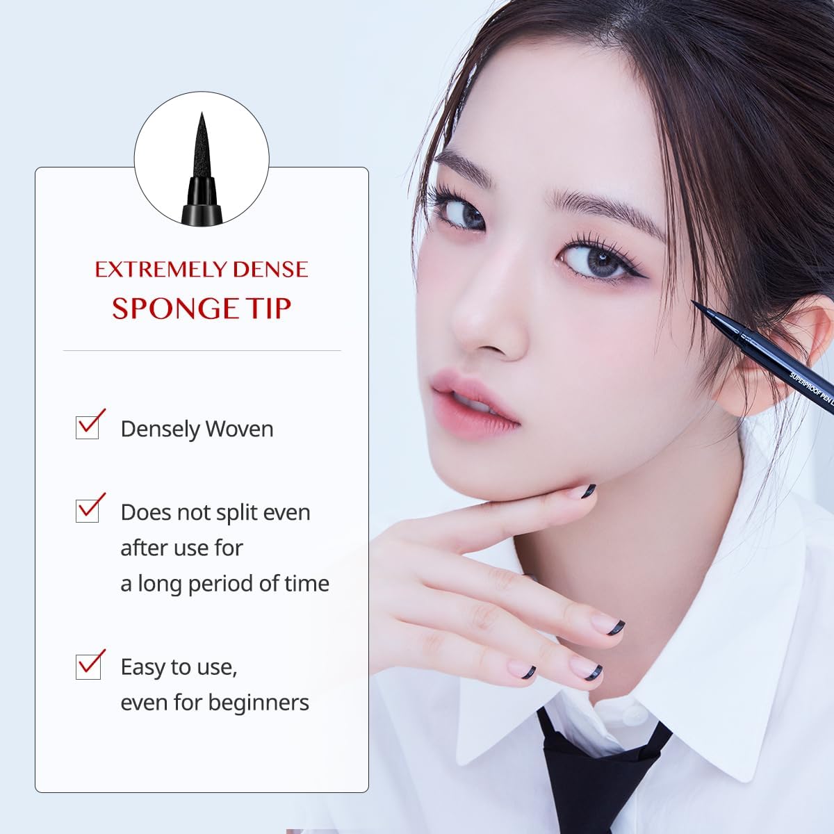 CLIO PROFESSIONAL Superproof Pen, trait épais et audacieux pour un look dramatique