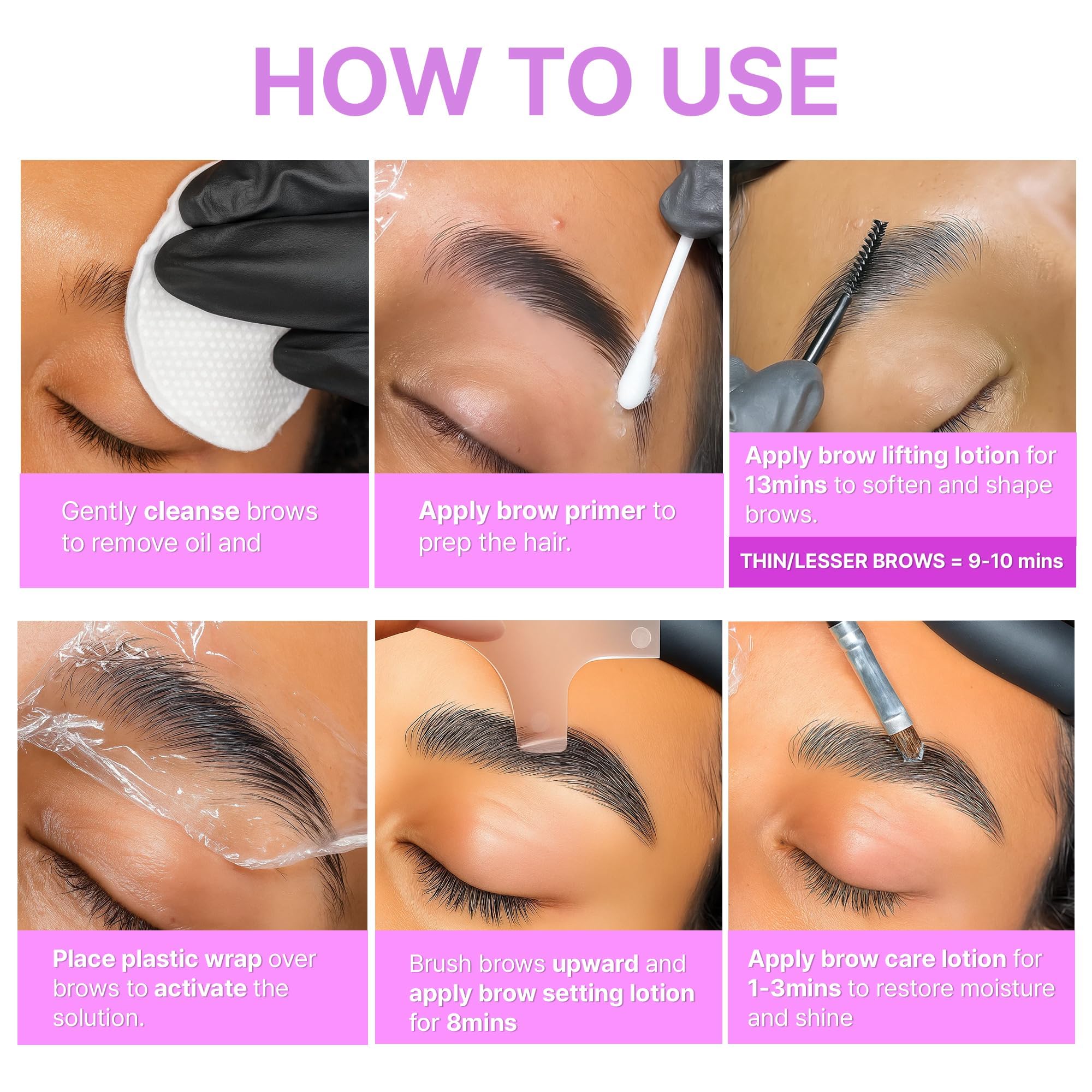 CLIONE PRIME etapes-dapplication-sourcils : guide clair pour des résultats nets.