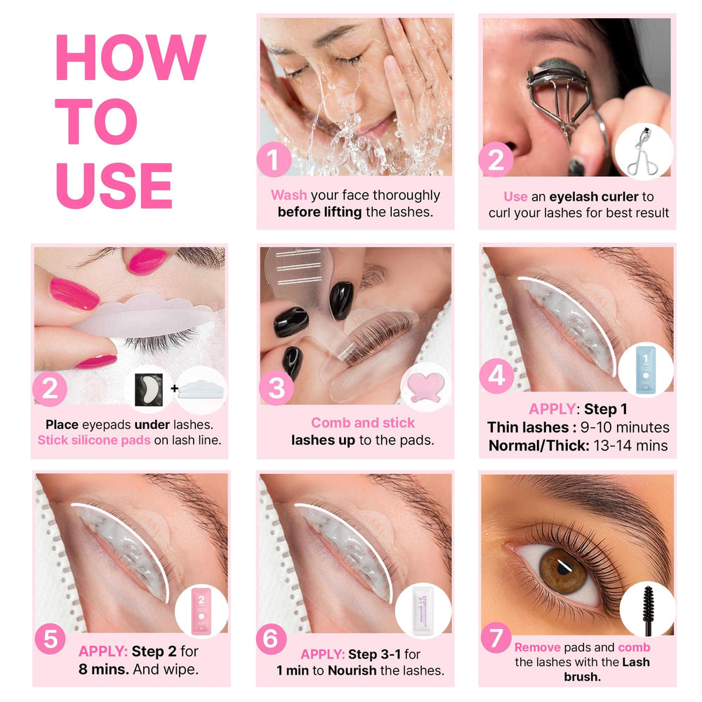Upgraded glue bottle included in CLIONE PRIME lash lift kit