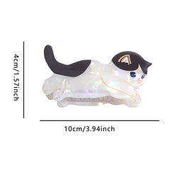Clip Sugar pince cheveux chat design simple, idéale pour un style rapide et sécurisé.