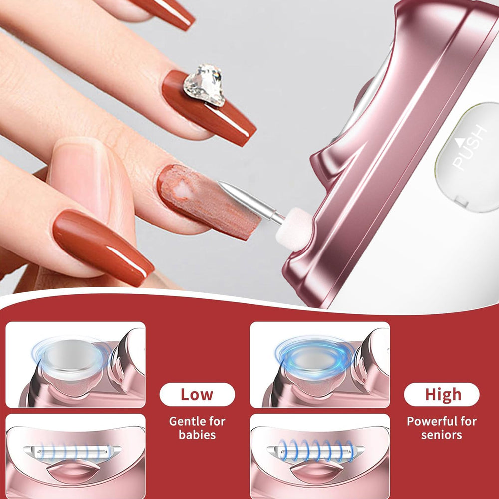 Clippe-ongles électrique 2026 – lumière LED pour guider la coupe avec précision.