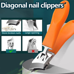 Clippeur-ongles en acier inoxydable, lame durable