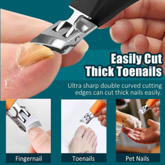 Clippeur-ongles inclinée ergonomique, contrôle précis