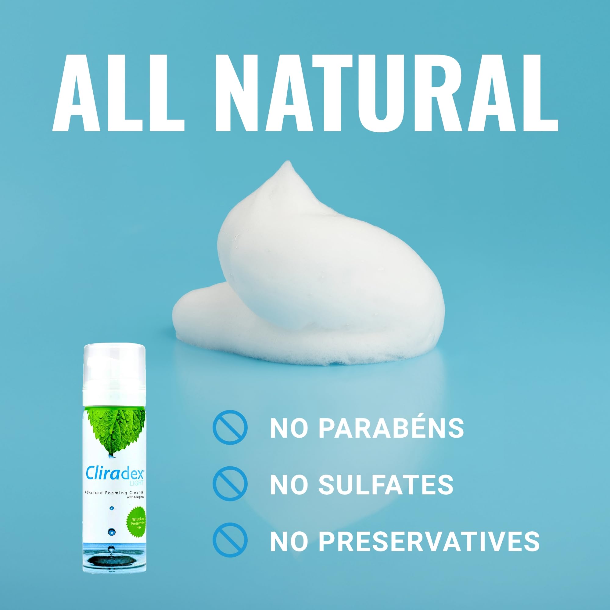 Cliradex Foam apres-demaquillage: complète le démaquillage en douceur
