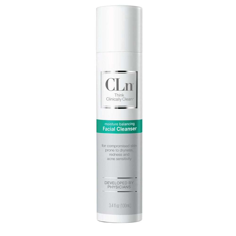 CLn bouteille nettoyant visage hydratant: nettoie en douceur sans dessécher la peau sensible.