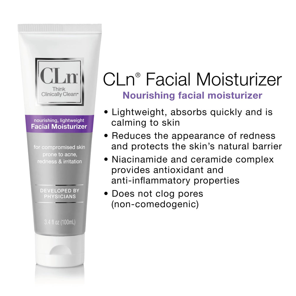 CLn Hydratant Visage barriere-peau: renforce la barrière cutanée et apaise.