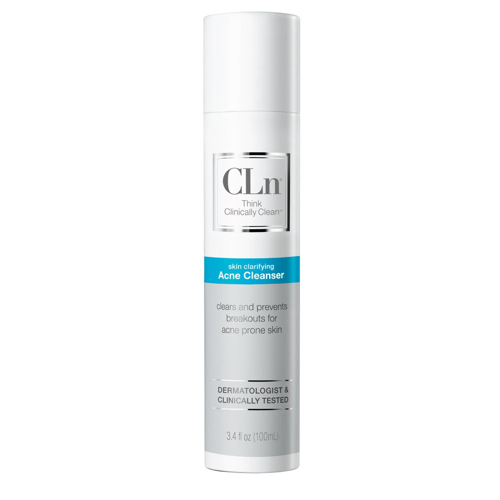 CLn Nettoyant Acne Visage: gel à 0,5% acide salicylique pour peau nette et purifiée.