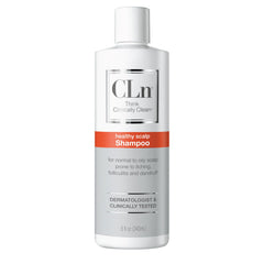 CLn Shampoing – bouteille clarifiante pour cuir chevelu.