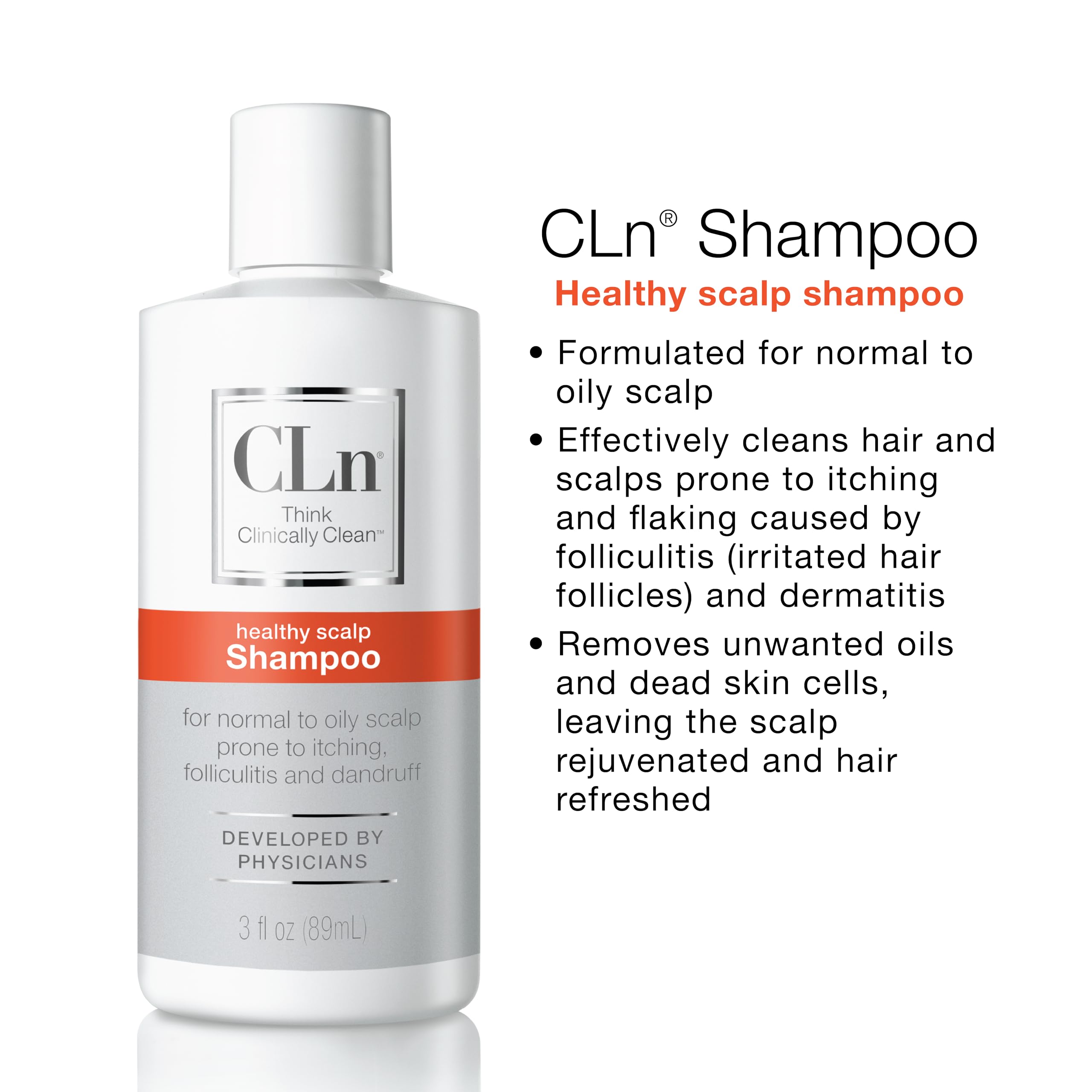 CLn Shampoing cheveux colorés - respecte la couleur lors des lavages.