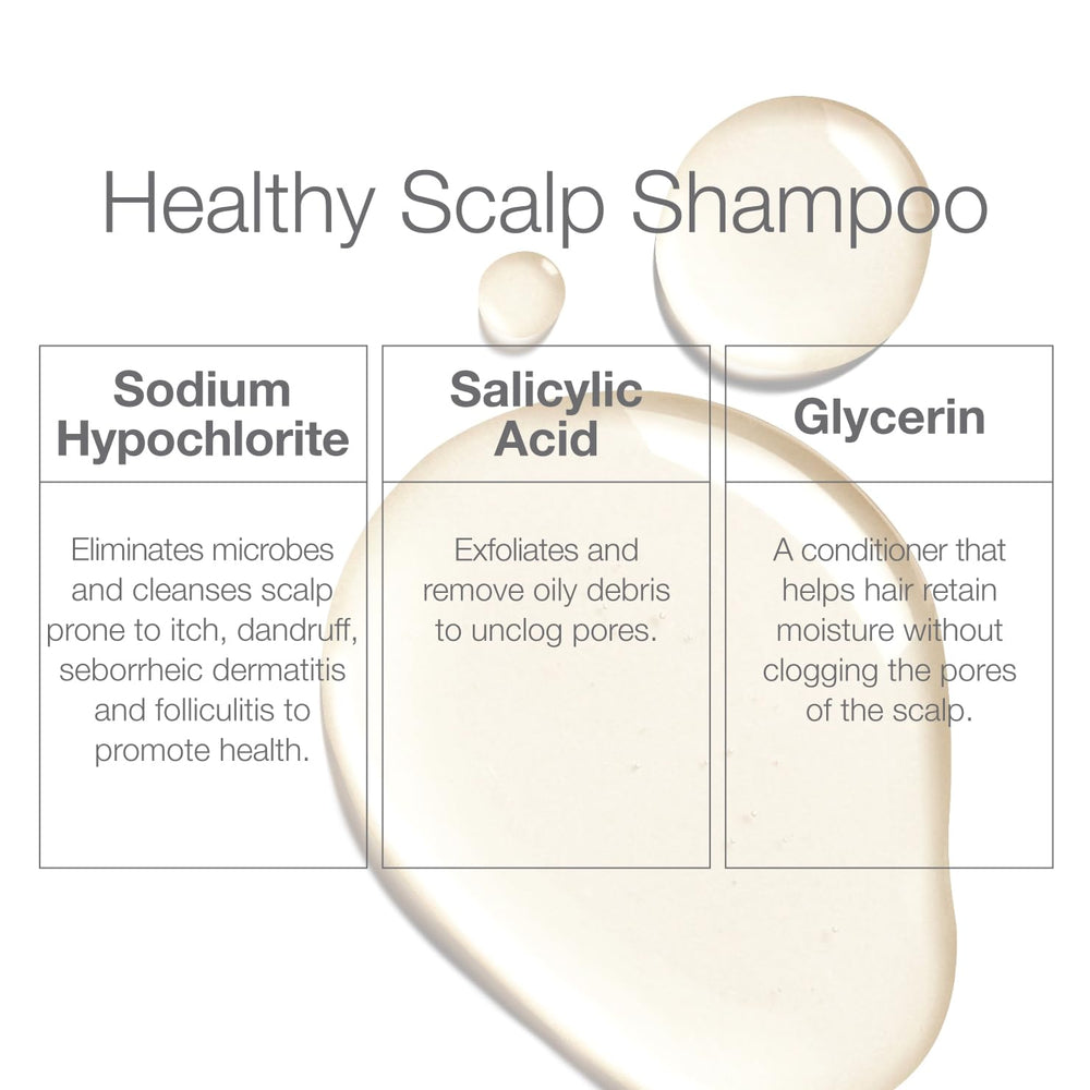CLn Shampoing mousse - massage du cuir chevelu pour une application facile.
