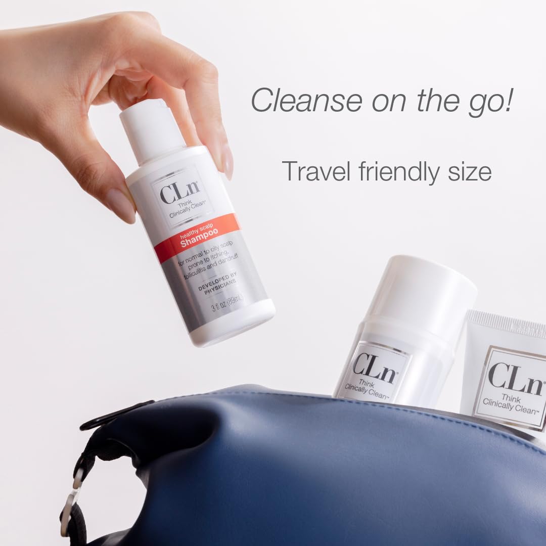 CLn Shampoing confort - cuir chevelu apaisé après utilisation.