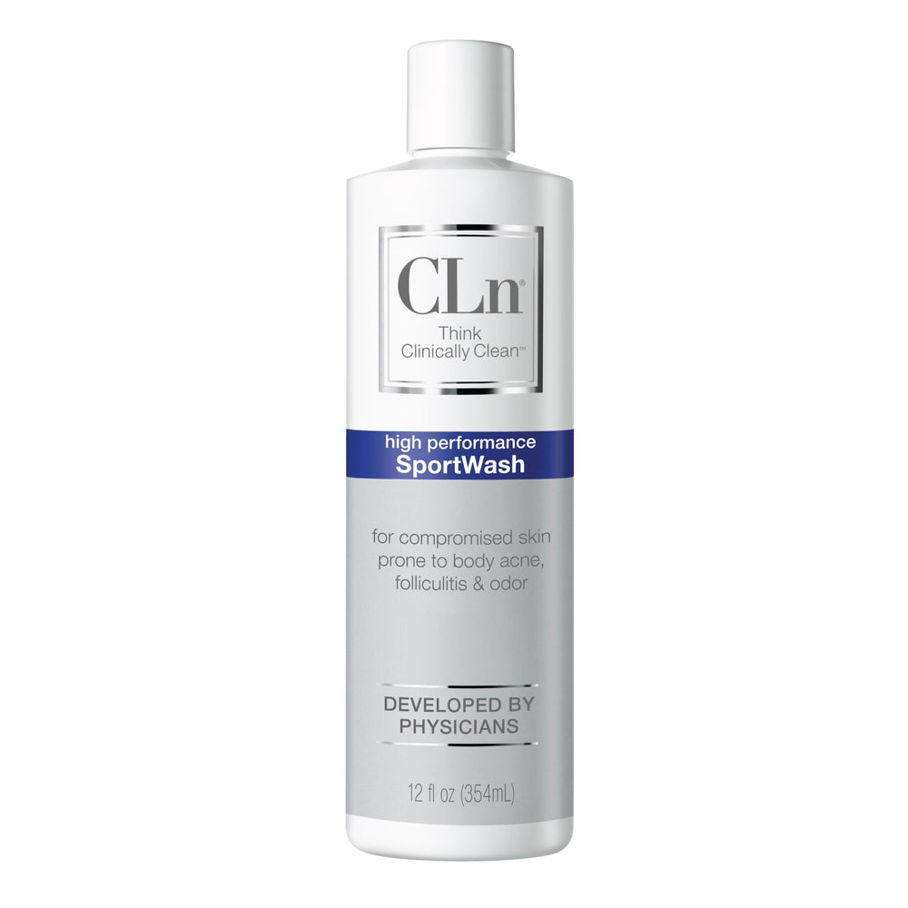 CLn SportWash, bouteille 354 ml, pratique pour l'hygiène sportive après l'entraînement.