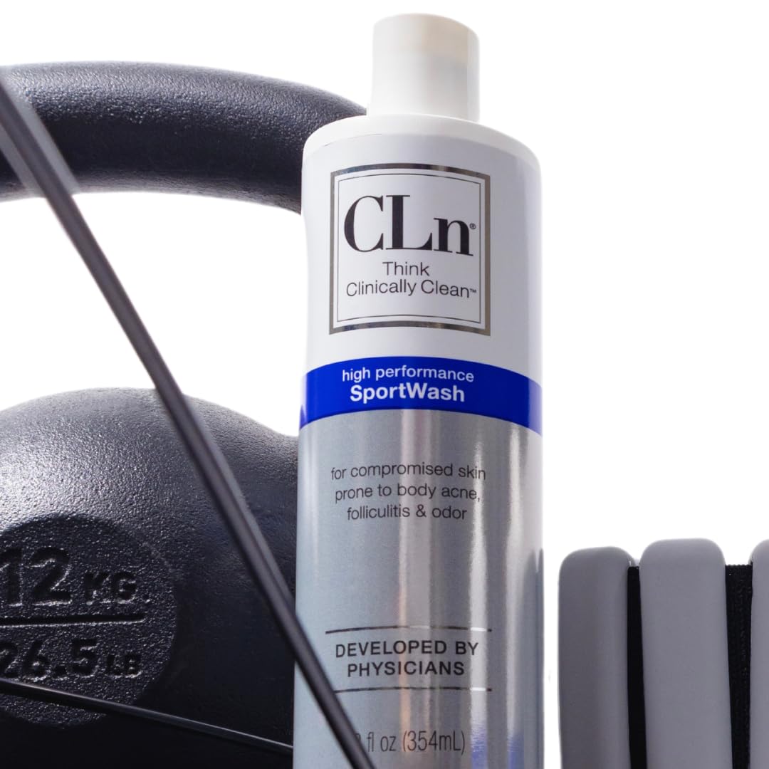 CLn SportWash, utilisation sur peau, cheveux et ongles après activité sportive.