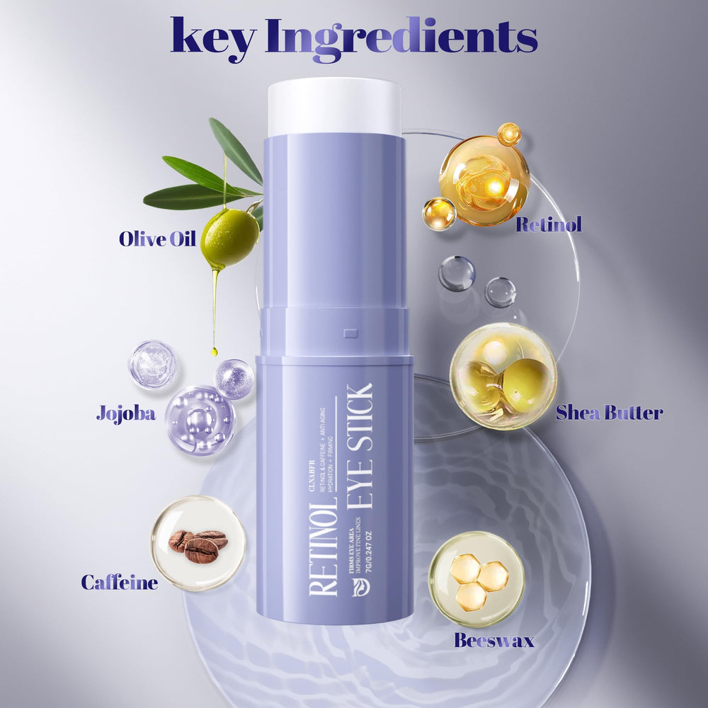 CLNABFR stick yeux relaxant, utilisation nocturne apres le nettoyage.