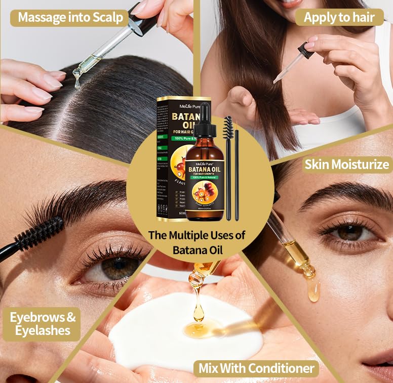 Coffret Batana CLOTHES OF SKIN 4 pièces, soin capillaire complet.
