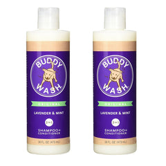 Cloud Star Buddy Wash Lavande et Menthe, pack de 2 bouteilles, soin doux pour le pelage.