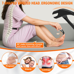 CLPPNA, poignée longue ergonomique, réduction de fatigue lors de la coupe.